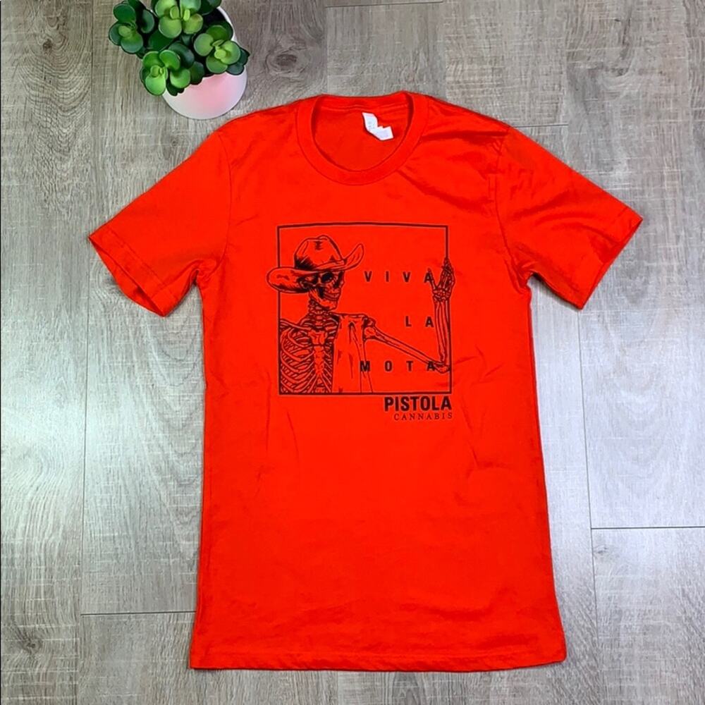 NWOT CANVAS Women's Red 'Viva La Mota' Short Sleeve T-Shirt